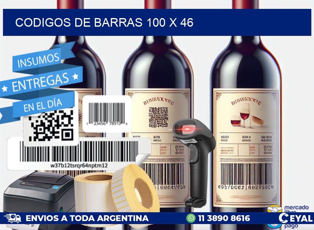 codigos de barras 100 x 46