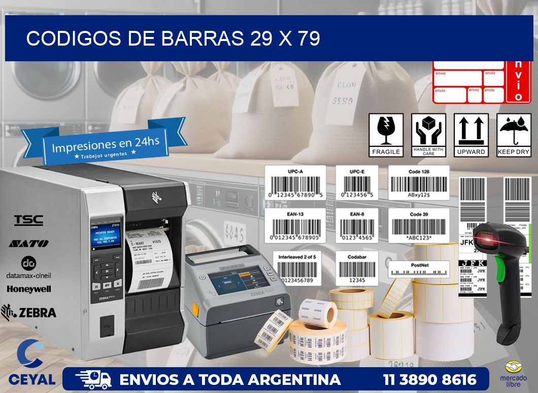 codigos de barras 29 x 79