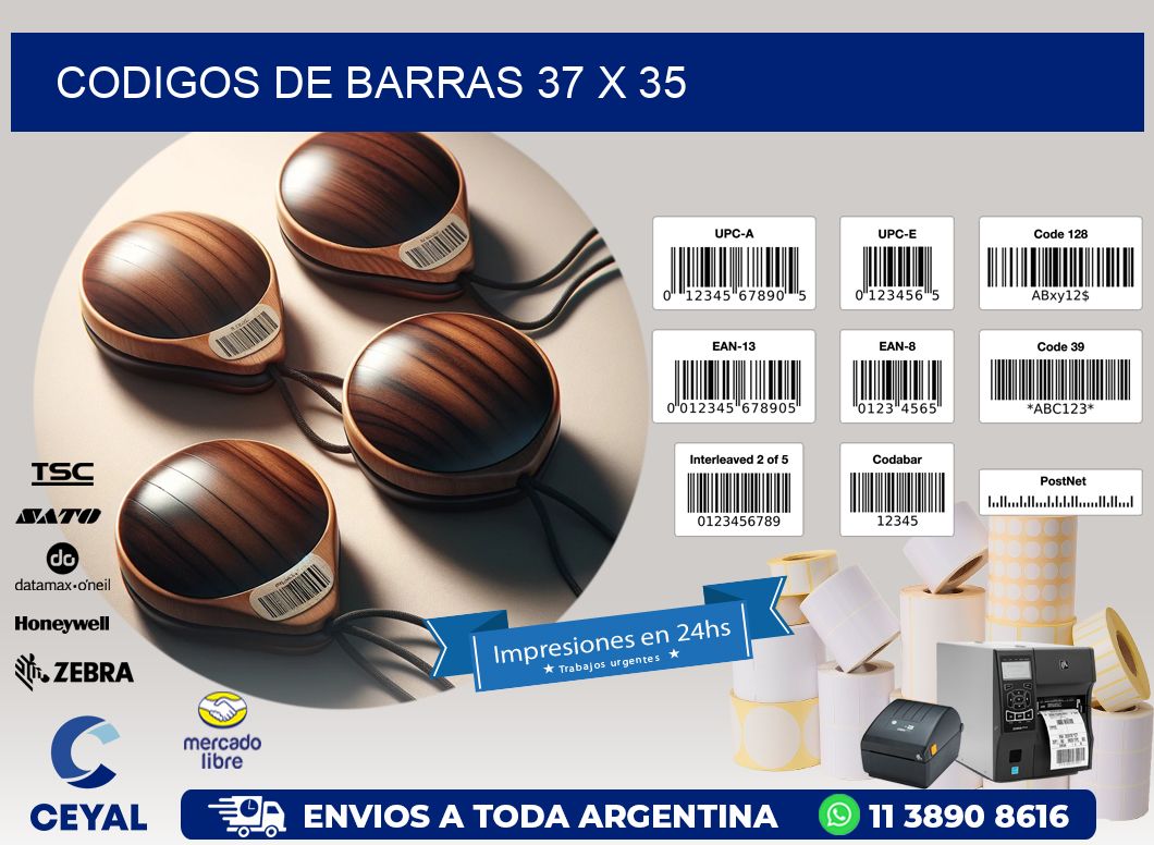 codigos de barras 37 x 35