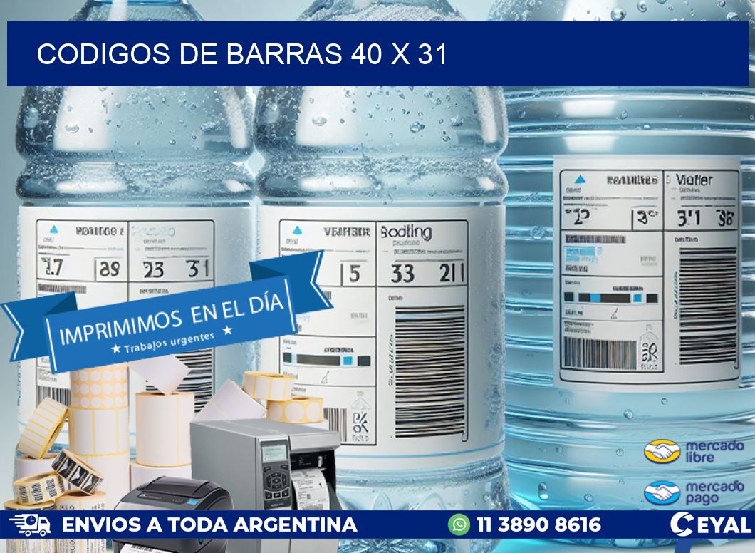 codigos de barras 40 x 31