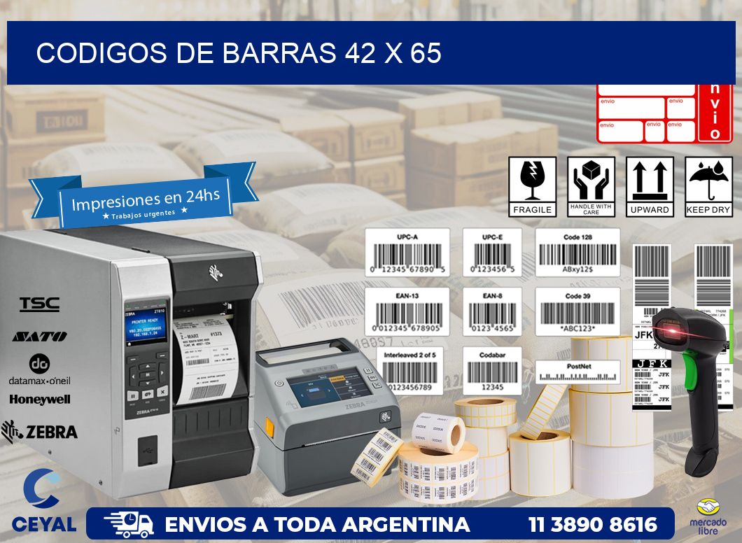 codigos de barras 42 x 65