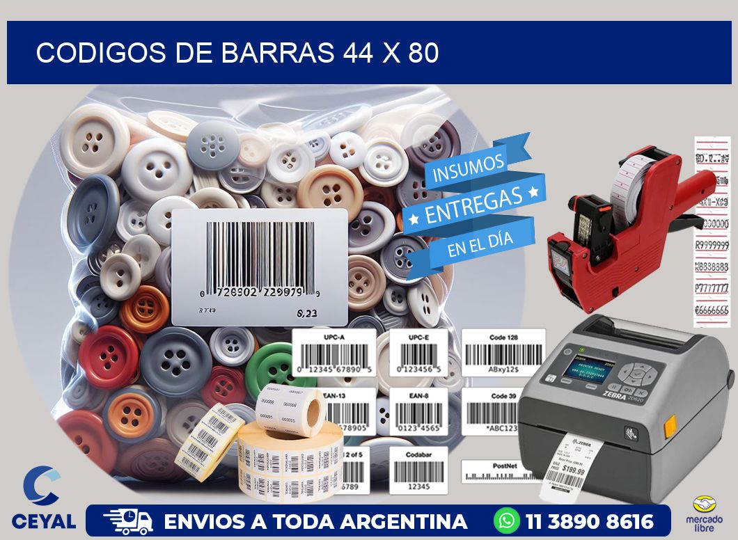 codigos de barras 44 x 80