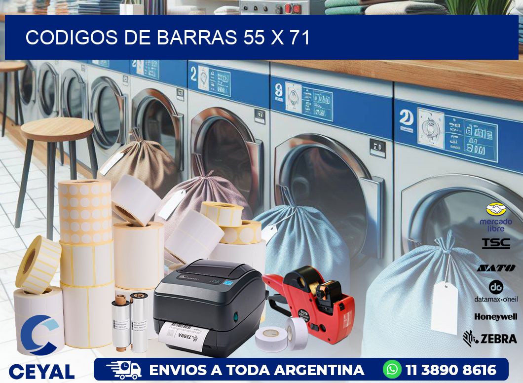 codigos de barras 55 x 71
