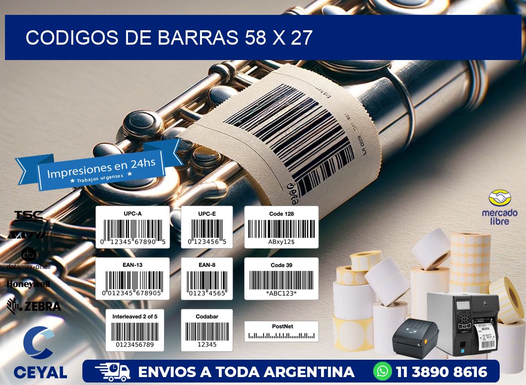 codigos de barras 58 x 27