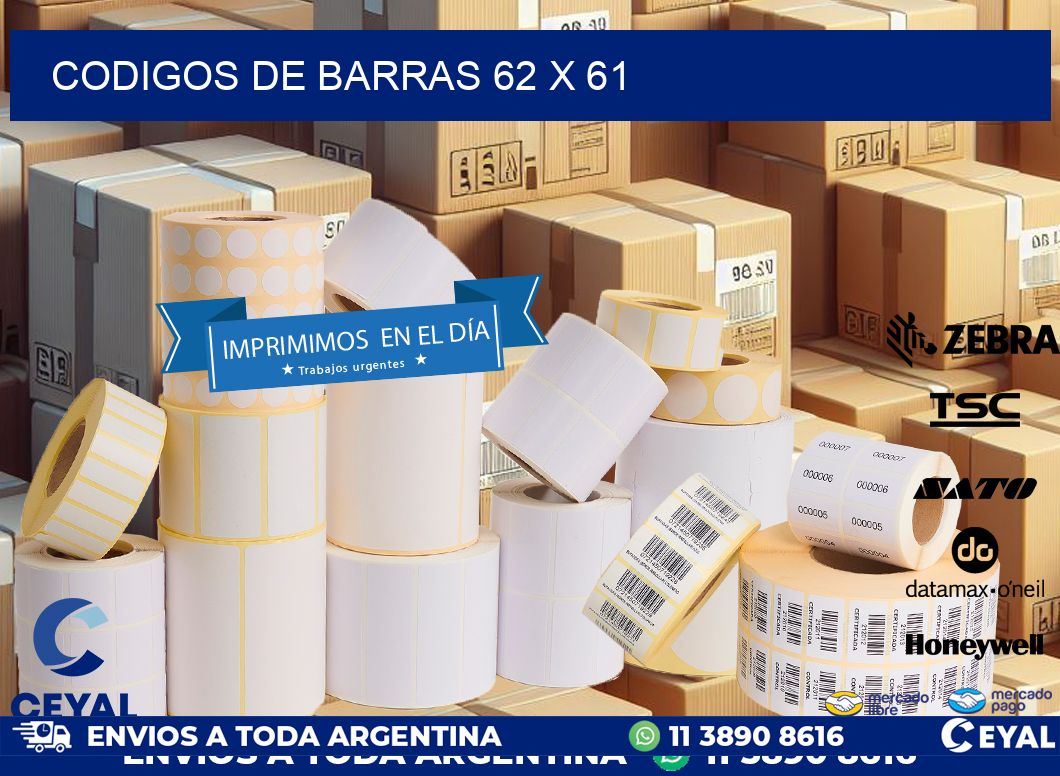 codigos de barras 62 x 61