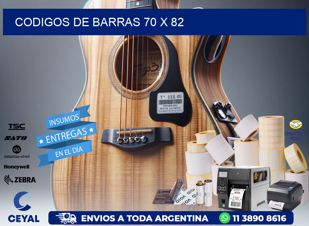 codigos de barras 70 x 82