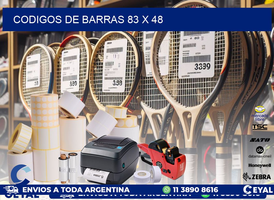 codigos de barras 83 x 48