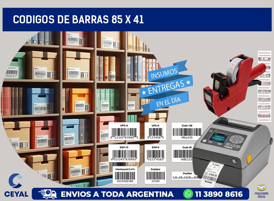 codigos de barras 85 x 41