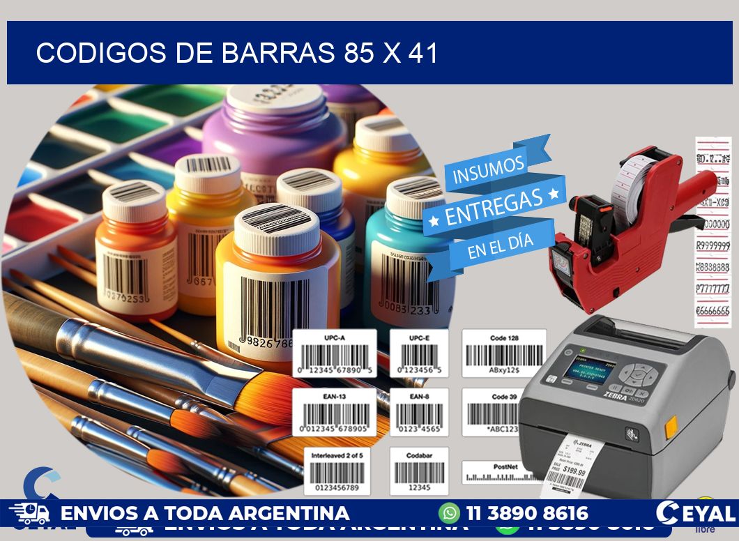 codigos de barras 85 x 41