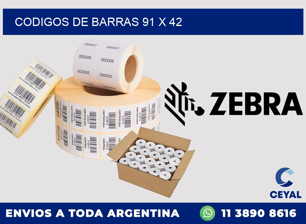 codigos de barras 91 x 42