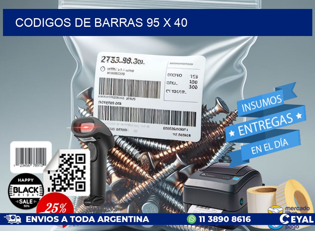 codigos de barras 95 x 40