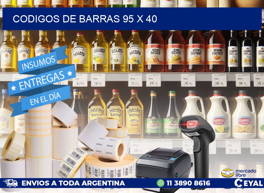 codigos de barras 95 x 40