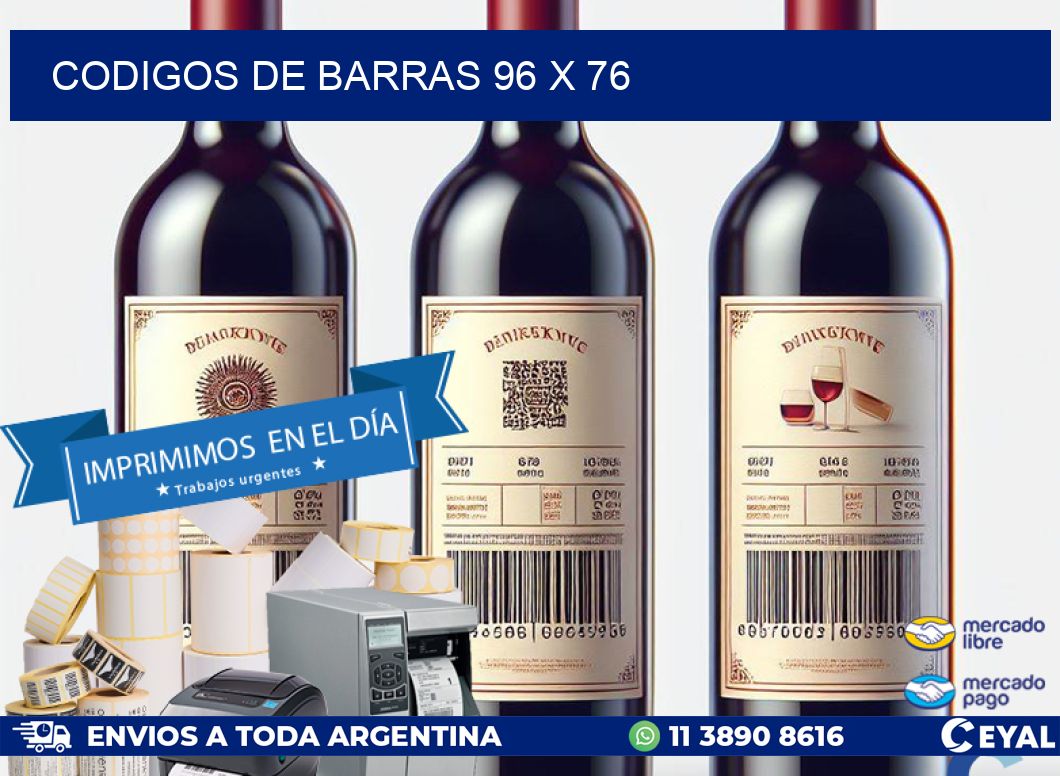 codigos de barras 96 x 76