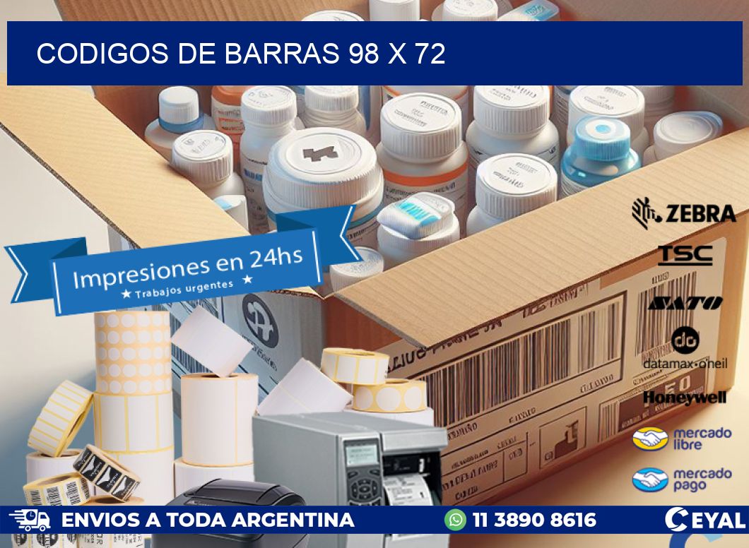 codigos de barras 98 x 72