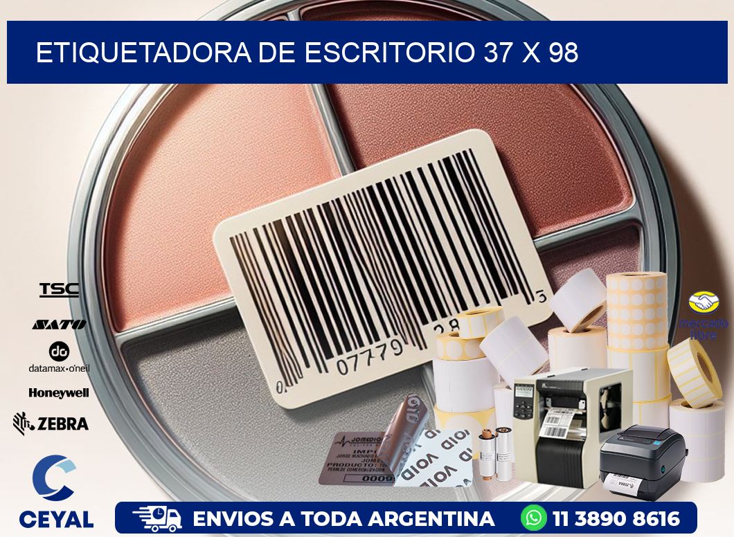 etiquetadora de escritorio 37 x 98