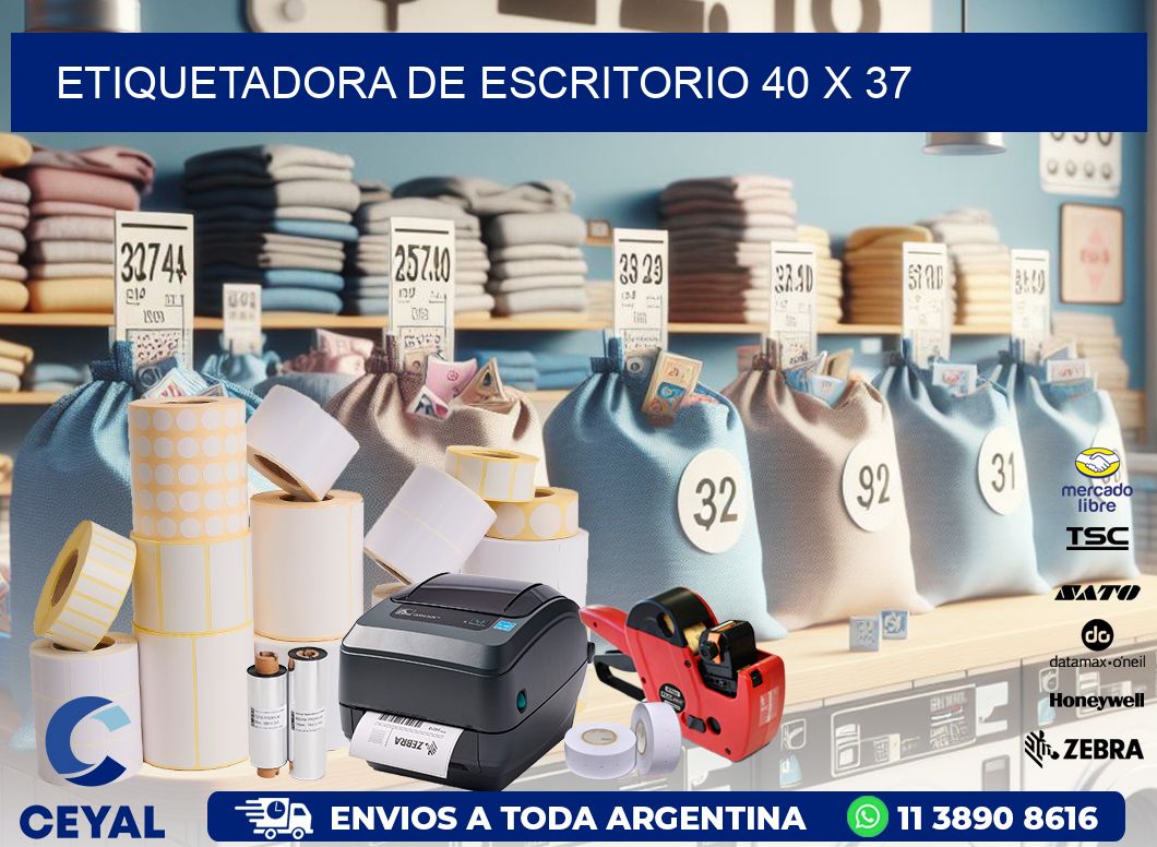 etiquetadora de escritorio 40 x 37
