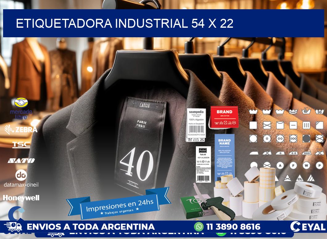etiquetadora industrial 54 x 22