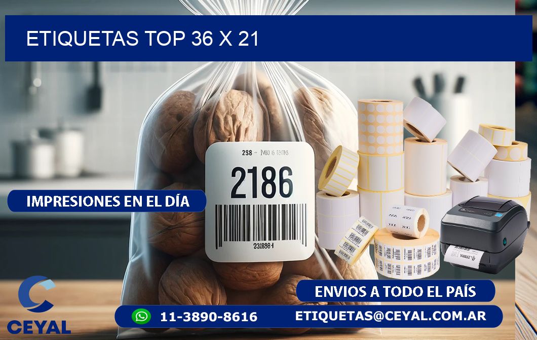 etiquetas top 36 x 21