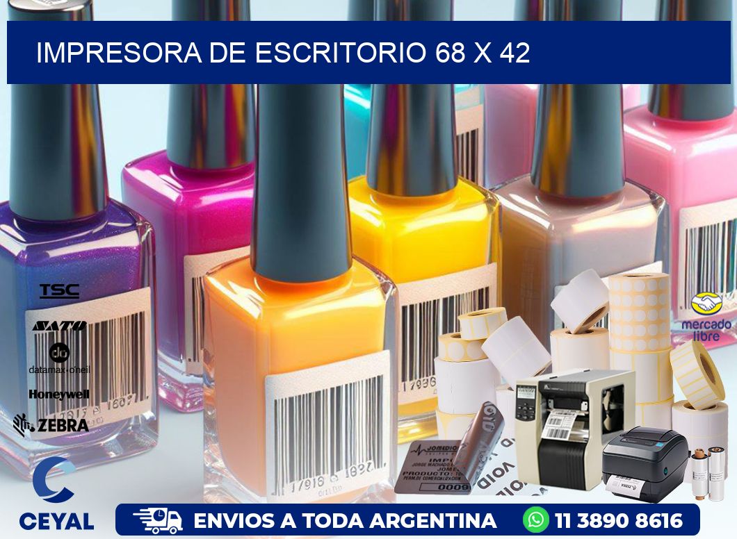 impresora de escritorio 68 x 42