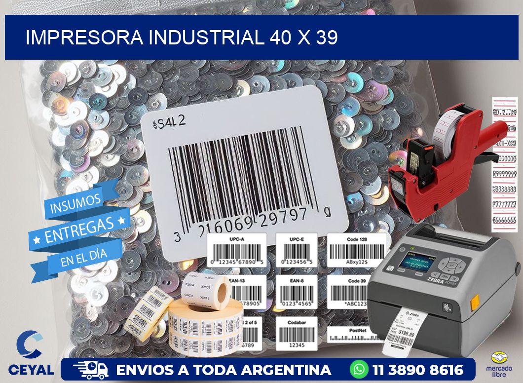 impresora industrial 40 x 39