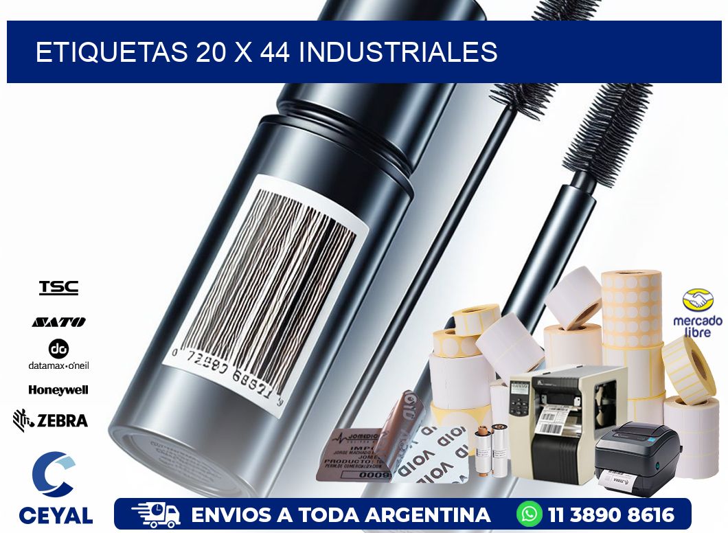 ETIQUETAS 20 x 44 INDUSTRIALES
