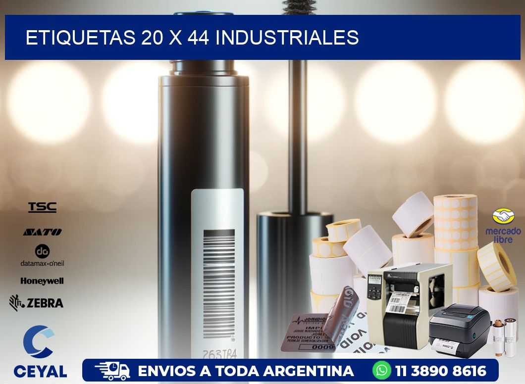 ETIQUETAS 20 x 44 INDUSTRIALES