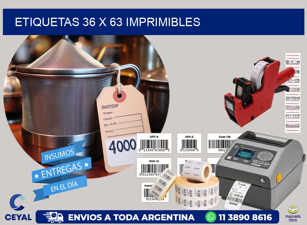 ETIQUETAS 36 x 63 IMPRIMIBLES