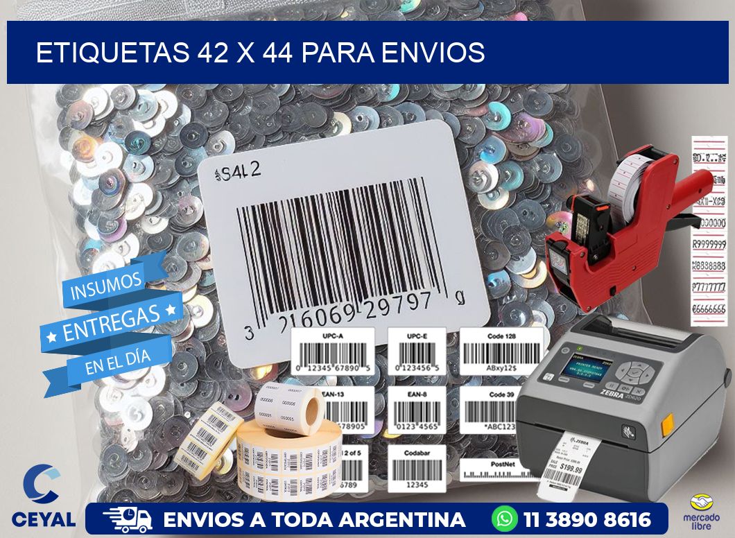 ETIQUETAS 42 x 44 PARA ENVIOS