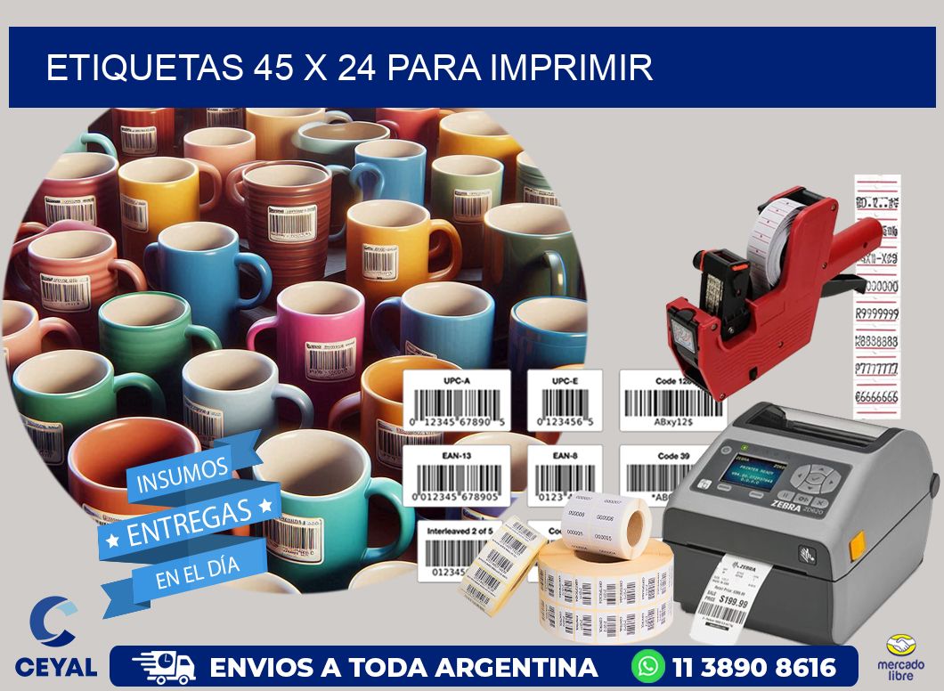 ETIQUETAS 45 x 24 PARA IMPRIMIR