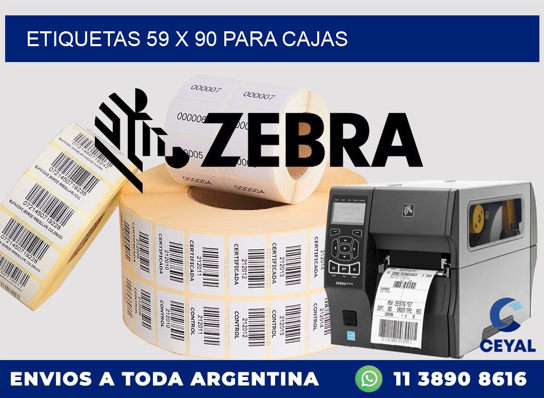 ETIQUETAS 59 x 90 PARA CAJAS