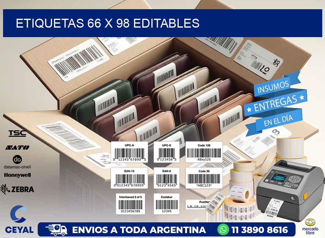 ETIQUETAS 66 x 98 EDITABLES