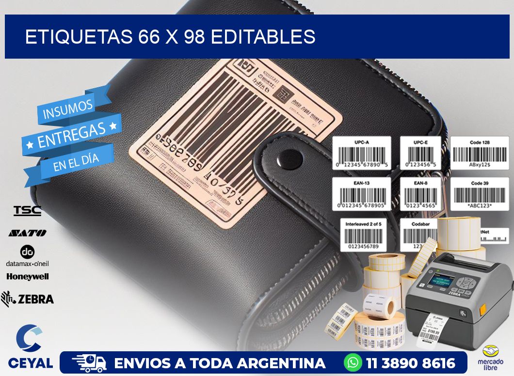 ETIQUETAS 66 x 98 EDITABLES