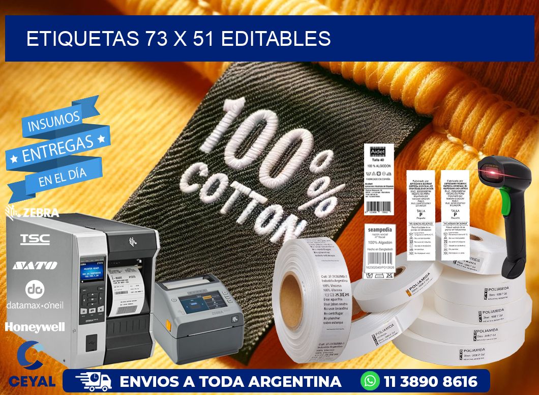 ETIQUETAS 73 x 51 EDITABLES