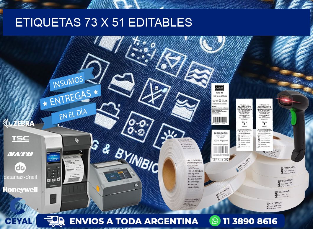 ETIQUETAS 73 x 51 EDITABLES