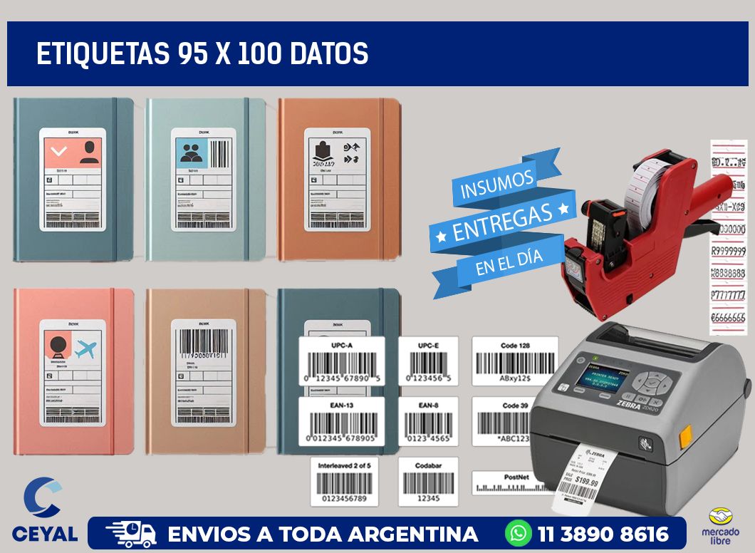 ETIQUETAS 95 x 100 DATOS
