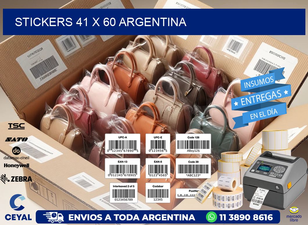 STICKERS 41 x 60 ARGENTINA