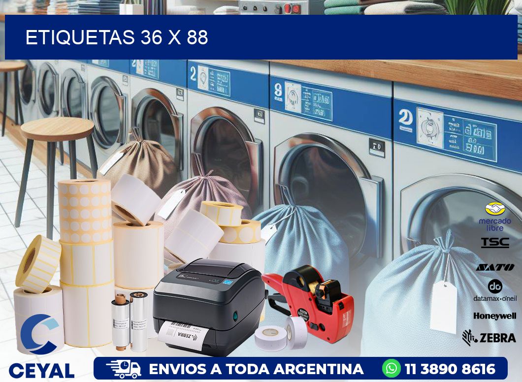 etiquetas 36 x 88
