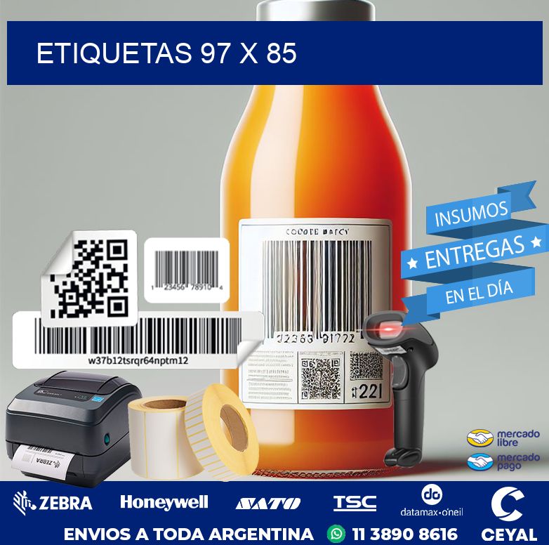 etiquetas 97 x 85