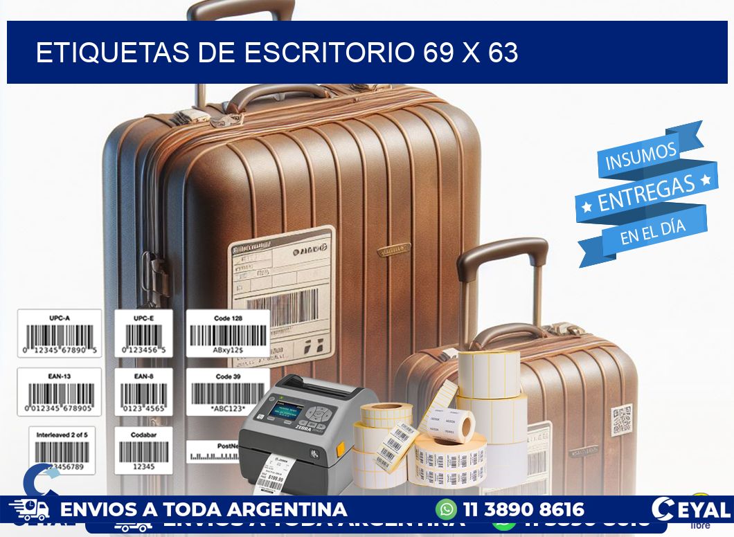etiquetas de escritorio 69 x 63