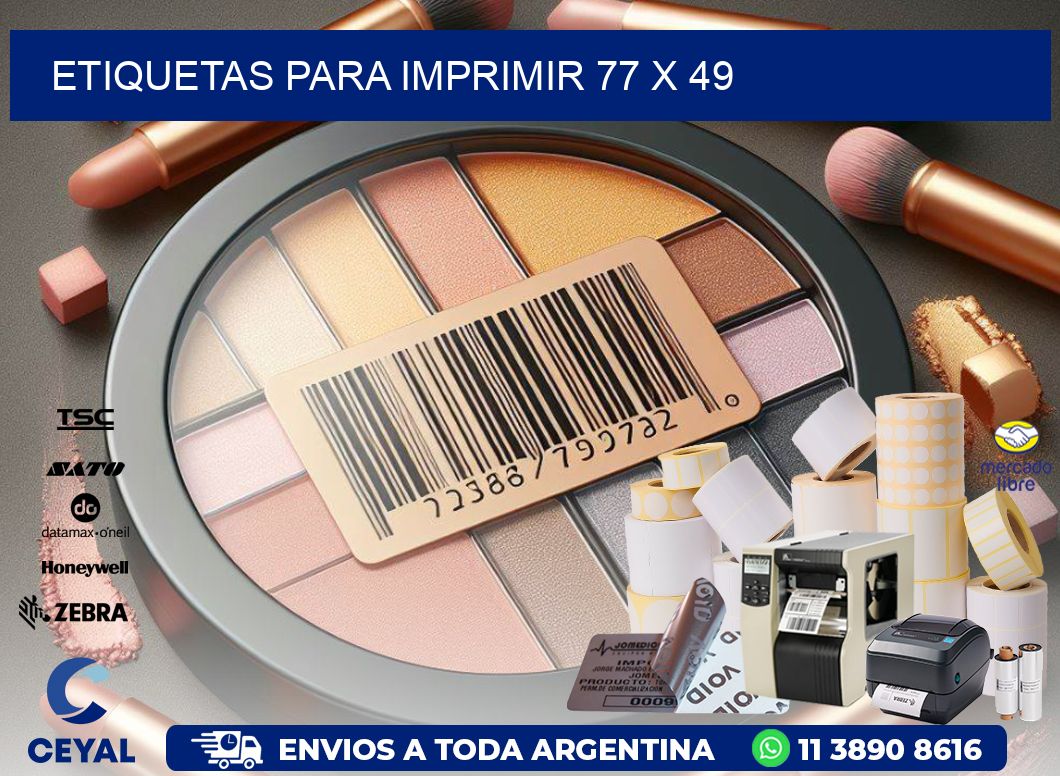 etiquetas para imprimir 77 x 49