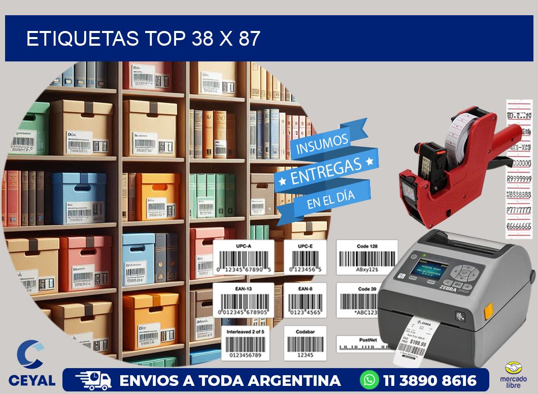 etiquetas top 38 x 87