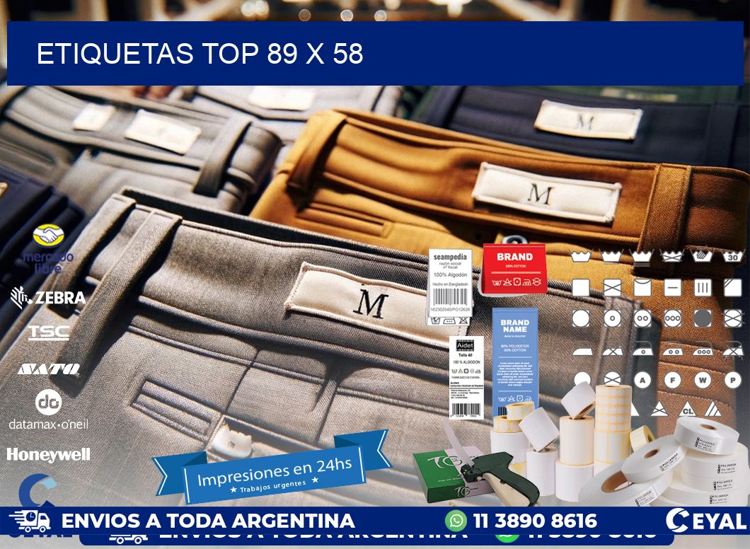 etiquetas top 89 x 58