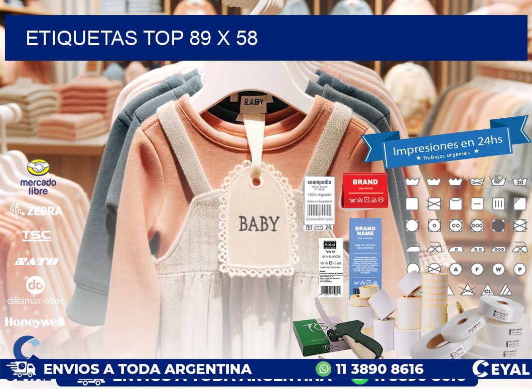 etiquetas top 89 x 58