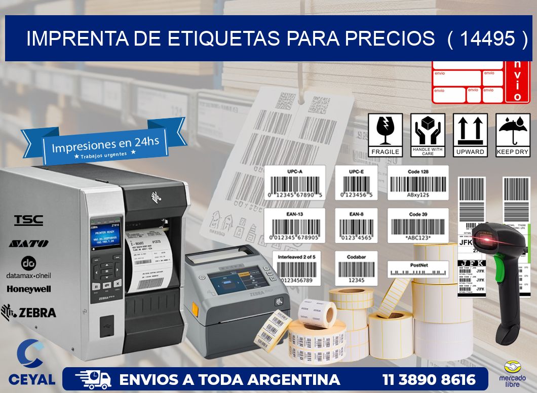 imprenta de etiquetas para precios  ( 14495 )