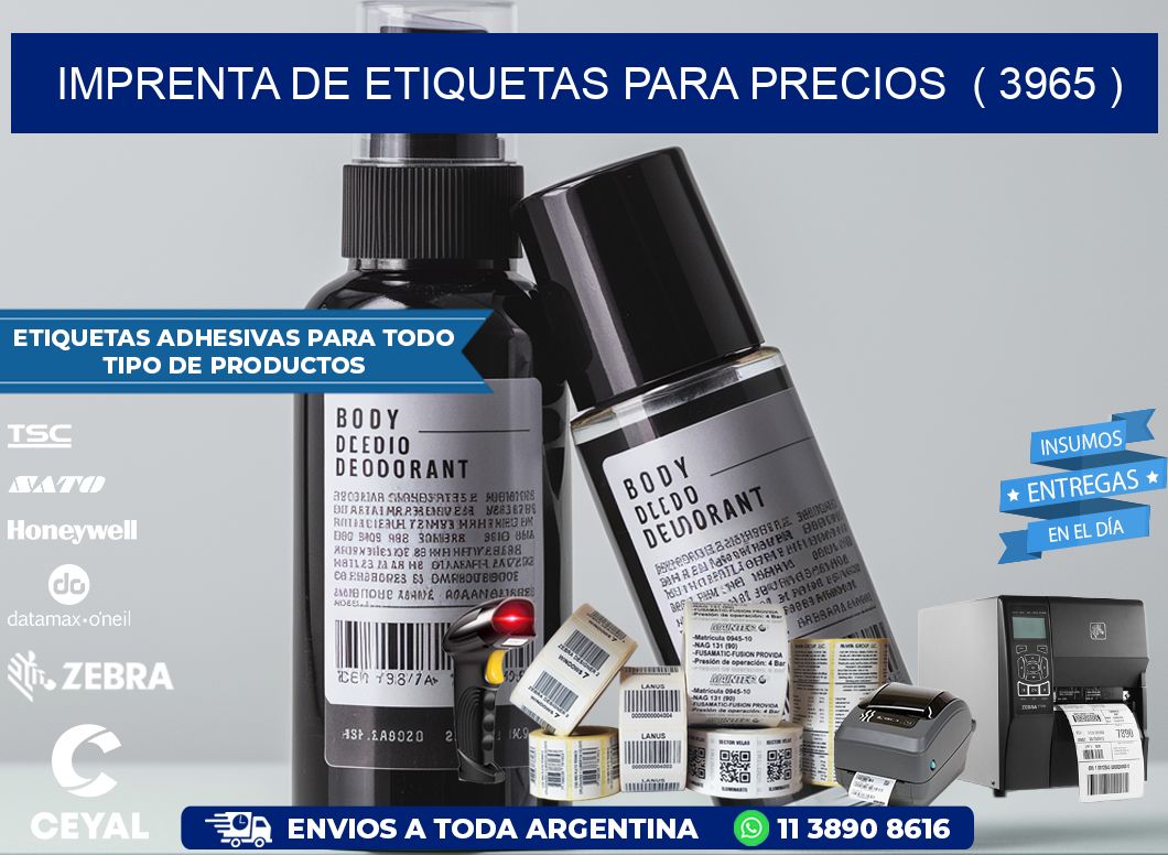 imprenta de etiquetas para precios  ( 3965 )