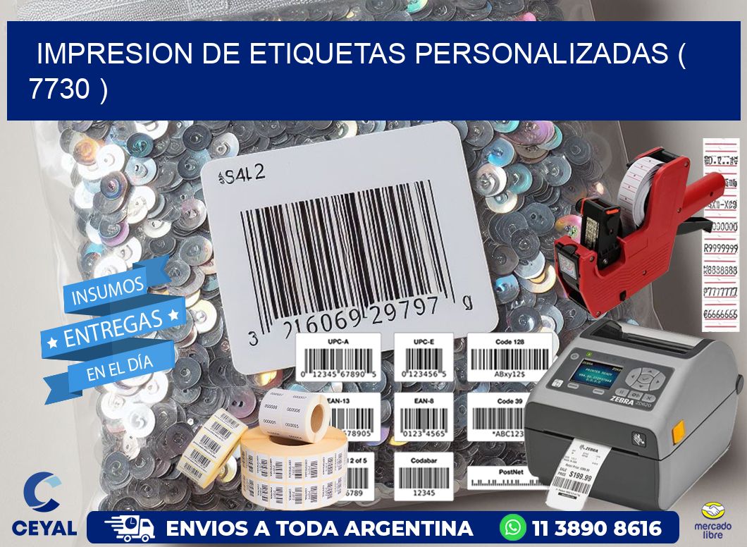 impresion de etiquetas personalizadas ( 7730 )