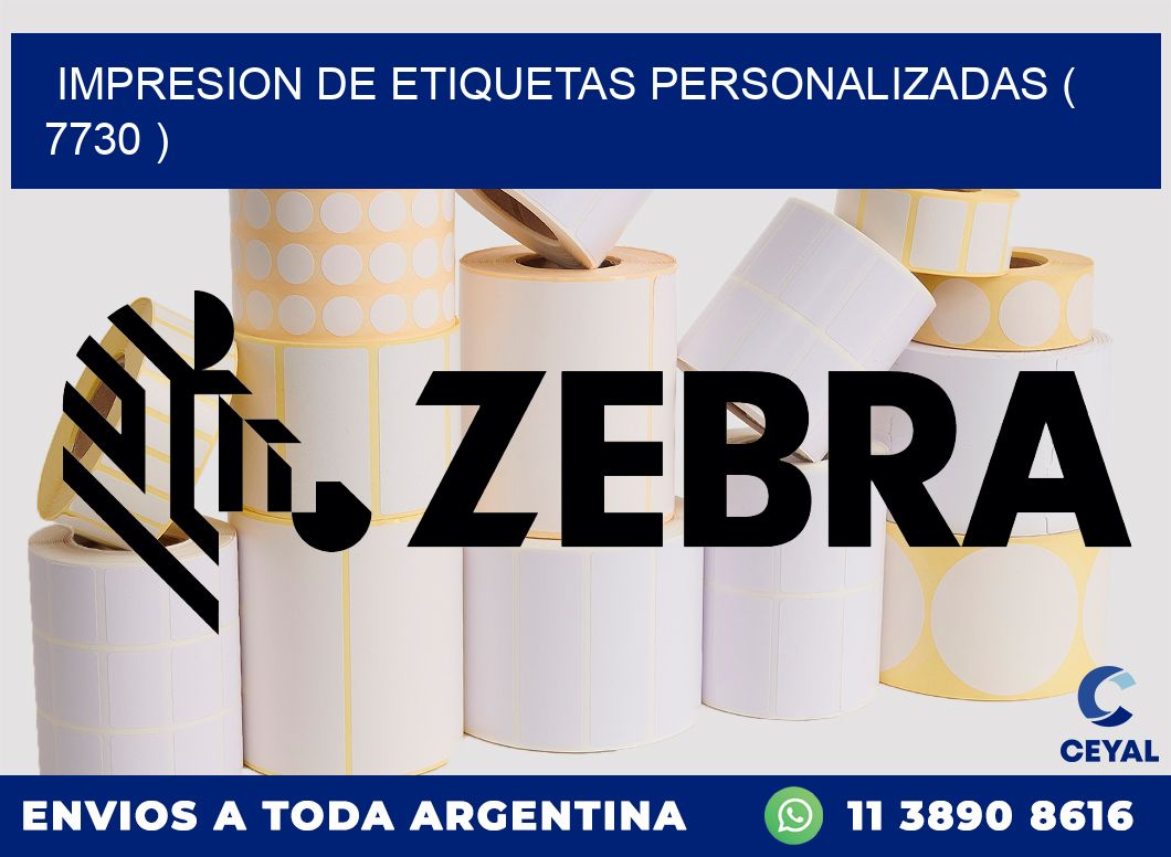 impresion de etiquetas personalizadas ( 7730 )