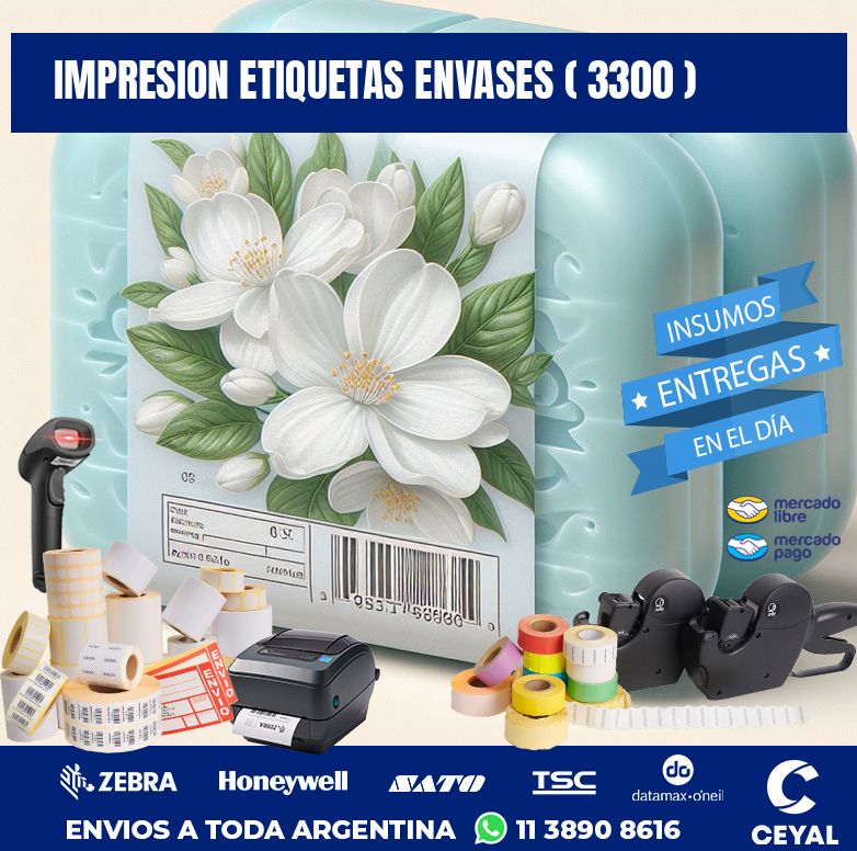impresion etiquetas envases ( 3300 )