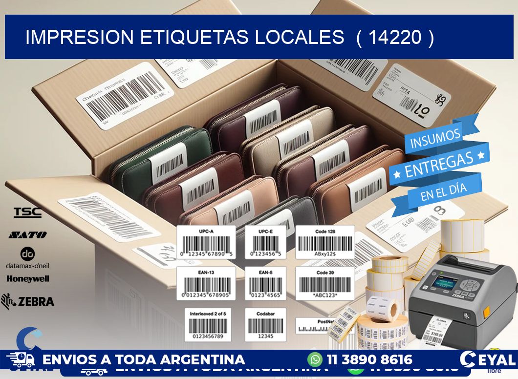 impresion etiquetas locales  ( 14220 )