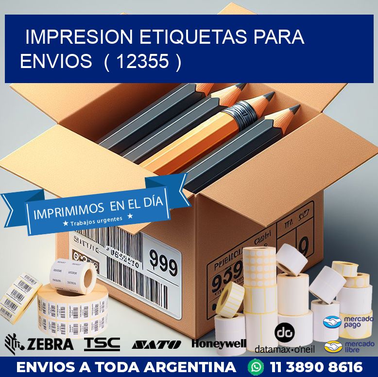 impresion etiquetas para envios ( 12355 )